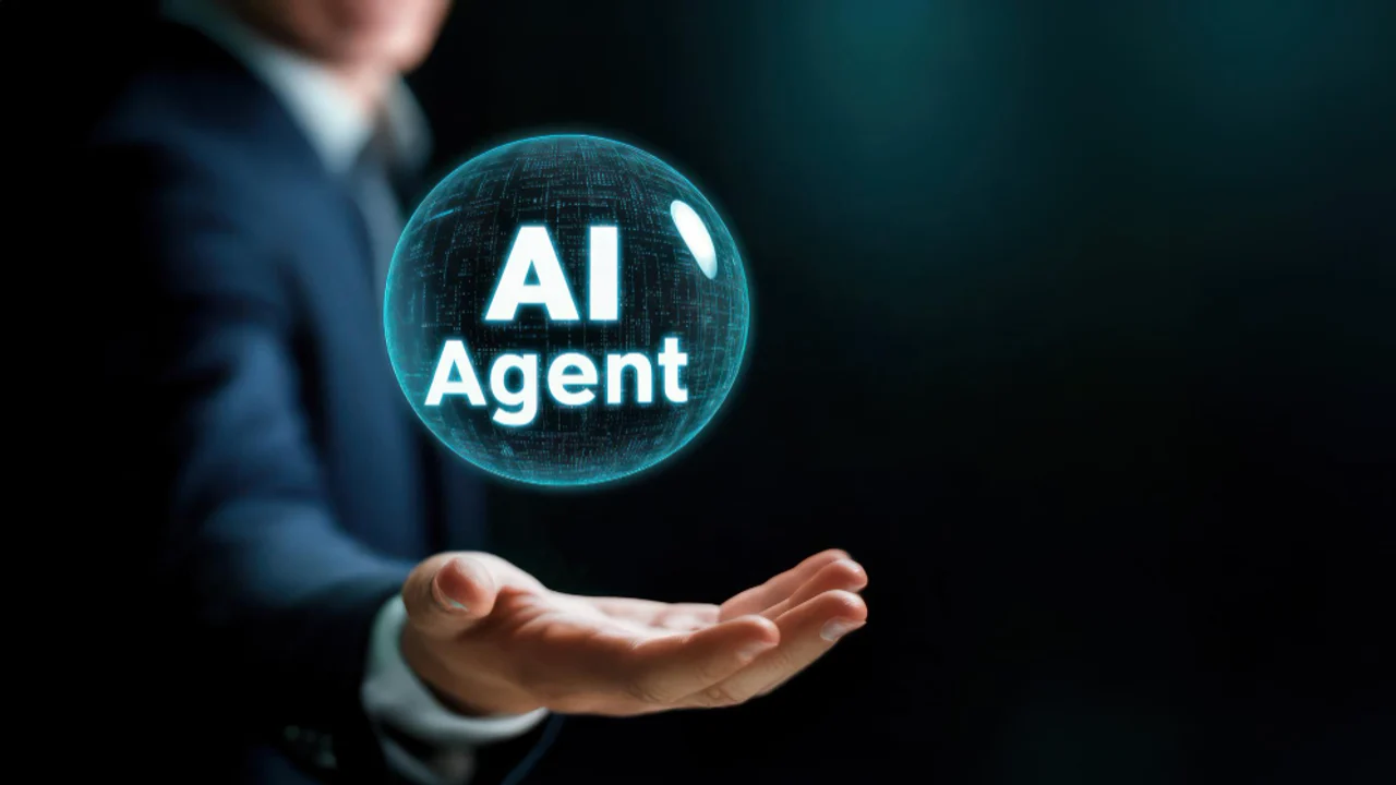 An AI agent working alongside a person